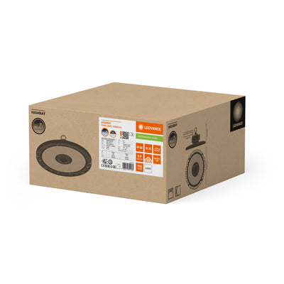 LED Highbay Gen 5 Aluminium Svart 75W 4000K 13200 lumen IP66 1-10V dimbar 70D