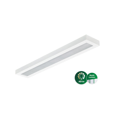Philips LED lijnverlichting 1200mm 31W 4000K 4300 lumen IP20/44 microprismatische lens Witte stalen behuizing