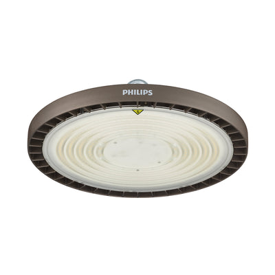 Philips Ledinaire Highbay LED 168W 20500 lumen 4000K IP65 IK06 Brede Bundel Grijs Gegoten Behuizing