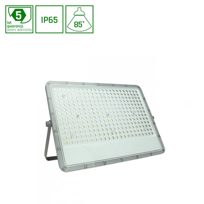 Spectrum NOCTIS MAX LED Schijnwerper 200W 6500K Koel Wit 230V IP65 IK10 18000 lumen Grijs Aluminium