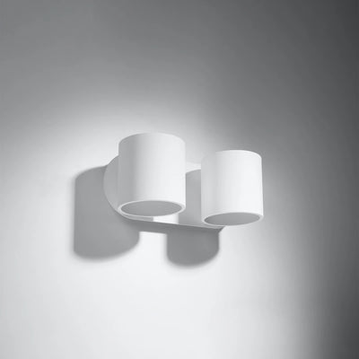 Sollux Lighting ORBIS 2 wandlamp LED compatibel, IP20, 220-240V, Aluminium Mat Goud Afwerking, CE RoHS