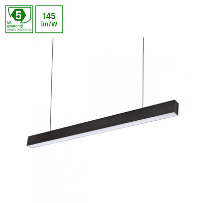 Spectrum allday inspire one 830 LED buislamp 30W zwart, 3000K, 4350 lumen, 115° oppervlak of hangend armatuur