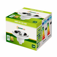 Spectrum LED Spot GU10 AR111 12W 3000K Varm Hvid 800 lumen 20° lysstråle 230V ikke dæmpbar