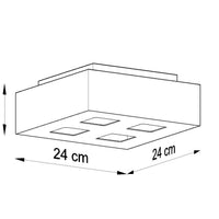 Plafondspot MONO 4 zwart
