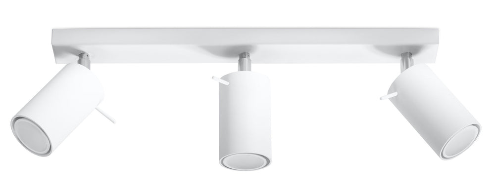 LED Plafondspot wit RING - 3 x GU10 aansluiting