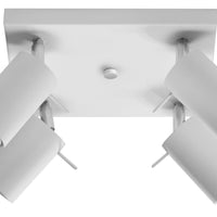 LED Plafondspot wit RING - 4 x GU10 aansluiting