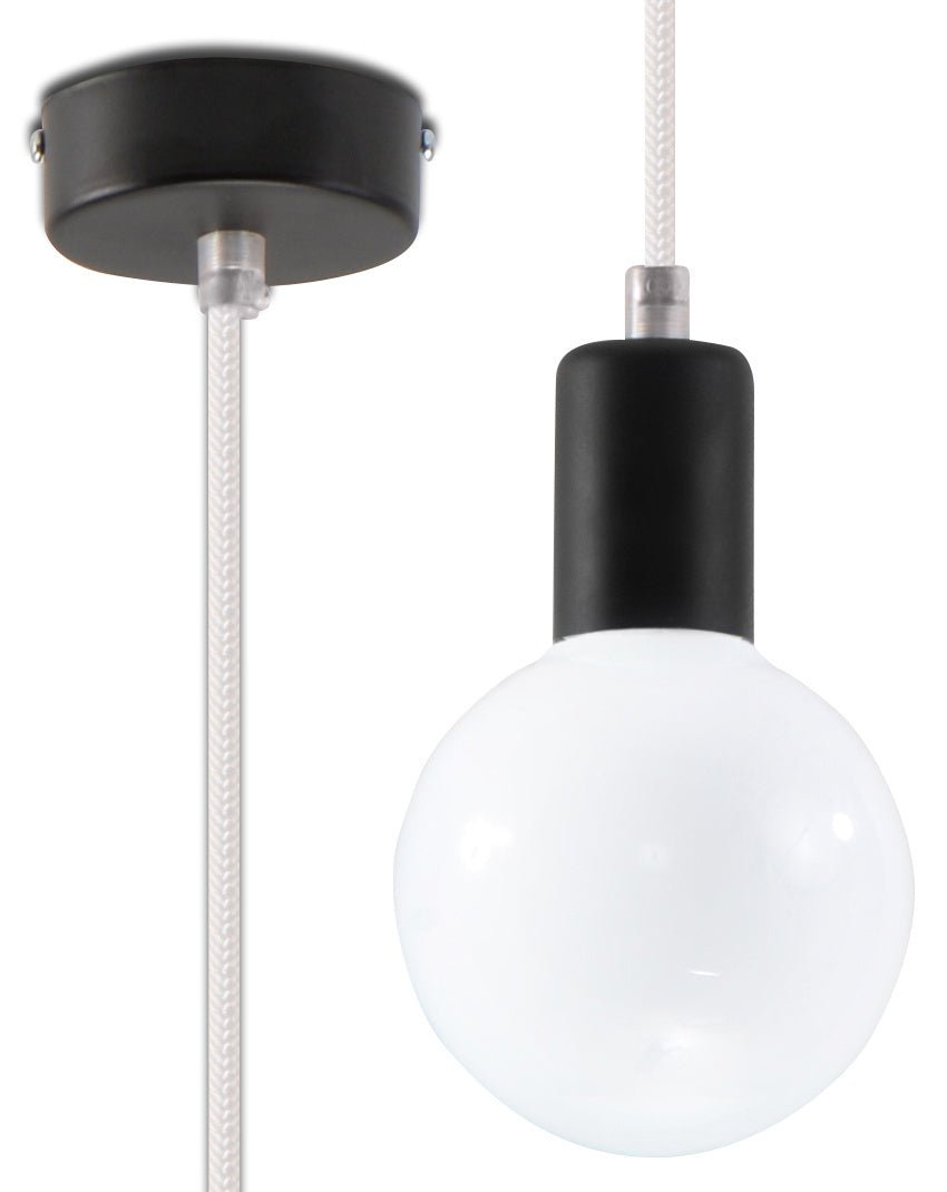 Hanglamp EDISON wit