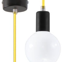 Hanglamp EDISON geel