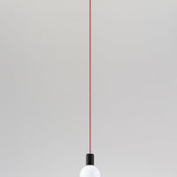 Hanglamp EDISON zwart&red