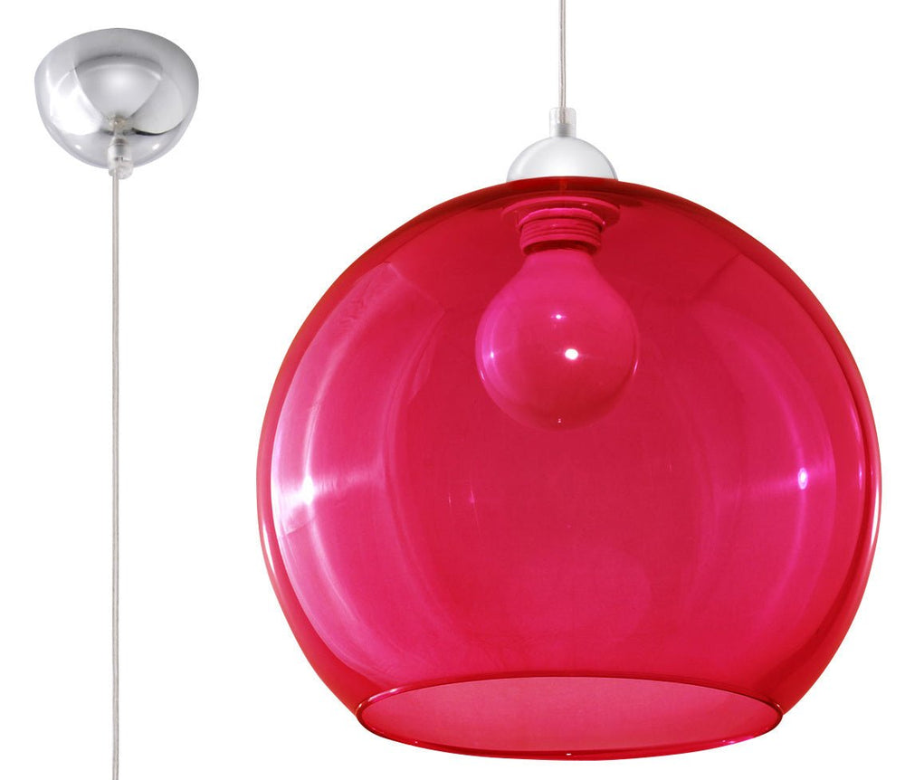 Hanglamp BALL red