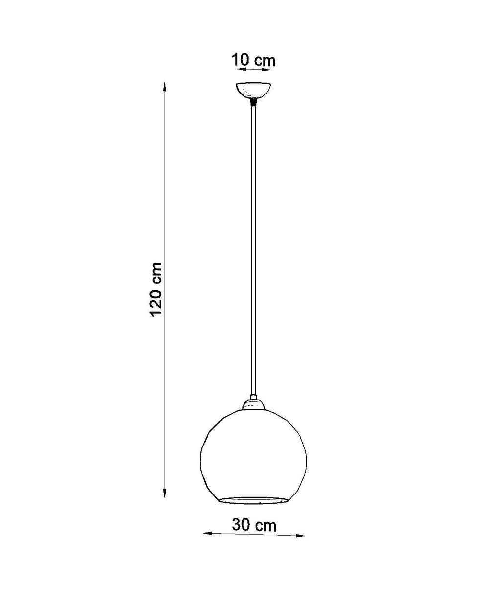 Hanglamp BALL red