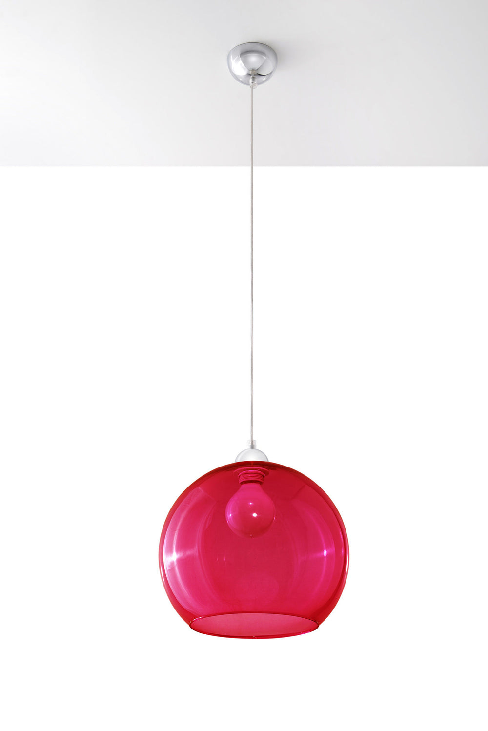 Hanglamp BALL red