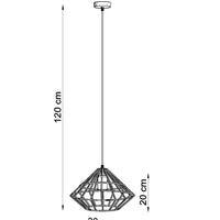 Hanglamp UMBERTO zwart