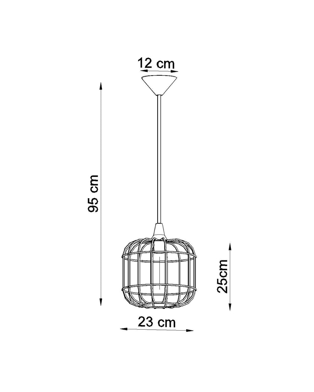 Hanglamp CELTA zwart