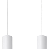 LED Hanglamp wit LAGOS - 2 x GU10 aansluiting