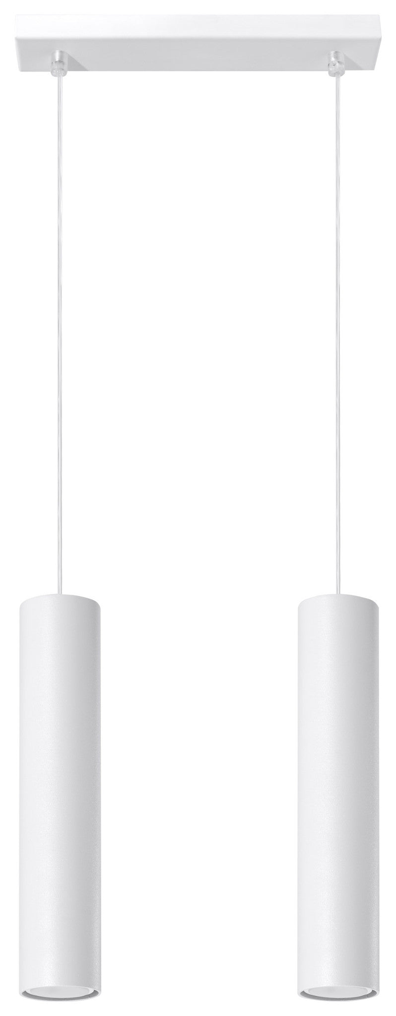 LED Hanglamp wit LAGOS - 2 x GU10 aansluiting