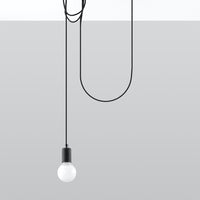 Hanglamp EDISON 1 zwart