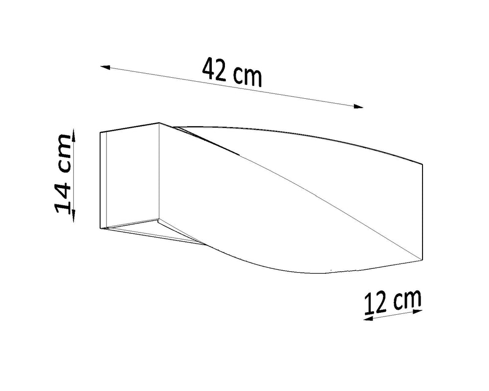 Wandlamp SIGMA beton 