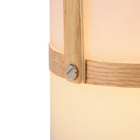 Lucide JOE rechargeable LED table lamp IP44 White, 3W dim to warm 2800K-3200K, USB charging, indoor outdoor use