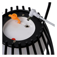 Lucide FJARA uppladdningsbar LED-bordslampa, dim to warm 2800K-3200K, IP44 utomhus inomhus Svart Ø17,5cm