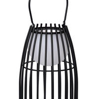 Lucide FJARA uppladdningsbar LED-bordslampa, dim to warm 2800K-3200K, IP44 utomhus inomhus Svart Ø17,5cm