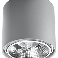 Plafondspot TIUBE grijs 