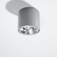Plafondspot TIUBE grijs 