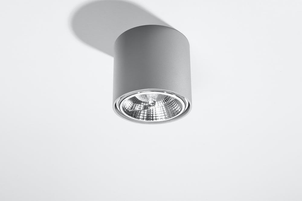 Plafondspot TIUBE grijs 