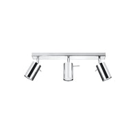 LED Plafondspot chrome RING - 3 x GU10 aansluiting
