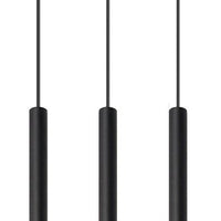 LED Hanglamp zwart goud MOZAICA - 3 x G9 aansluiting
