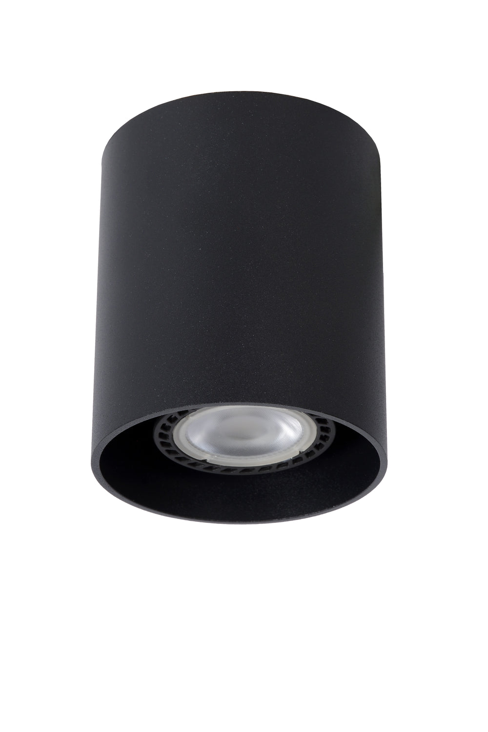 Lucide BODI spot plafond LED Noir 1xGU10 orientable IP20 aluminium 80x80x95mm
