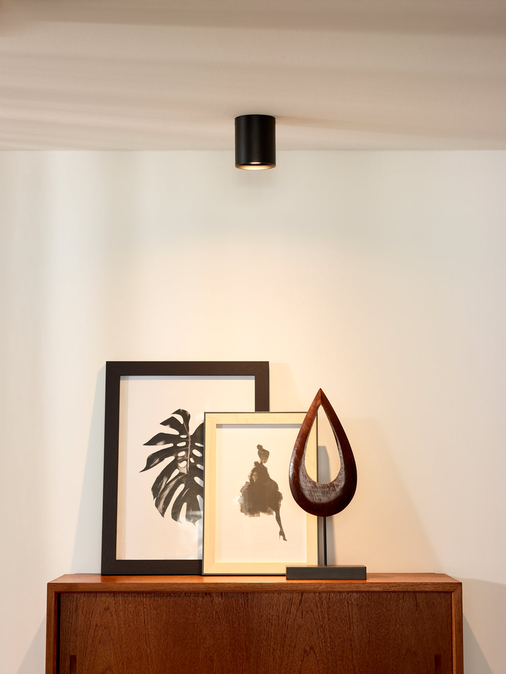 Lucide BODI spot plafond LED Noir 1xGU10 orientable IP20 aluminium 80x80x95mm