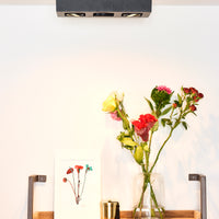 Lucide XIRAX LED loftspot, 3x5W GU10, dim to warm 2200K-3000K, IP20, Sand Black aluminium