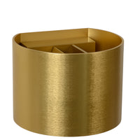 Lucide XIO vägglampa LED dimbar G9 3.5W 2700K justerbar strålvinkel Matt Guldmässing IP20