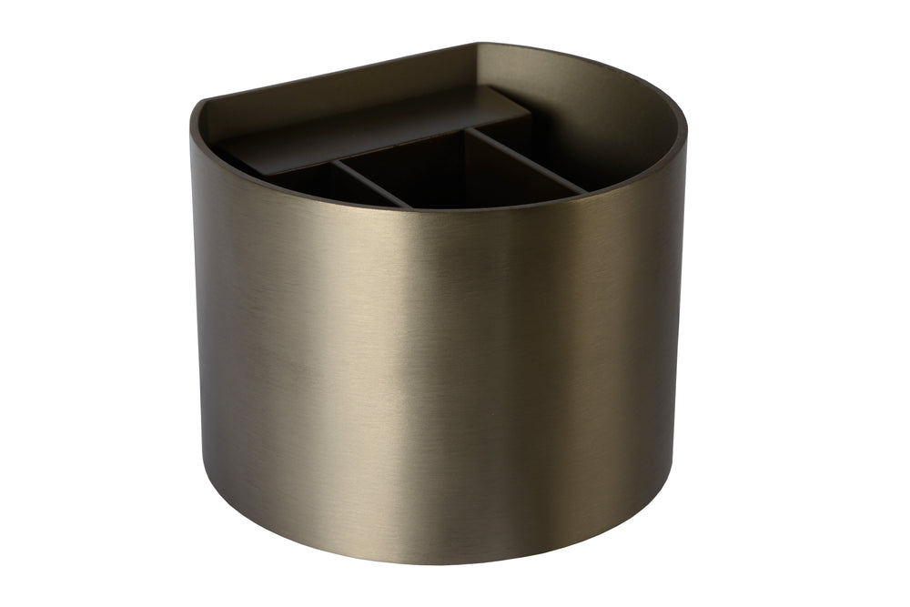 Lucide XIO LED vägglampa, dimbar G9 3.5W 2700K, justerbar ljusvinkel, Rostbrun, IP20 aluminium