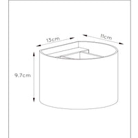 Lucide XIO LED Wandleuchte, dimmbar G9 3.5W 2700K, einstellbarer Abstrahlwinkel, Rostbraun, IP20 Aluminium