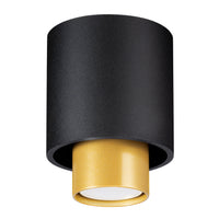 LED Plafondspot zwart NESI - 1 x GU10 aansluiting