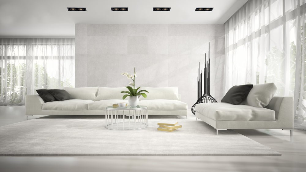 Lucide CHIMNEY spot encastré 2xGU10 Aluminium Noir Sable IP20 220-240V 205x115mm design moderne