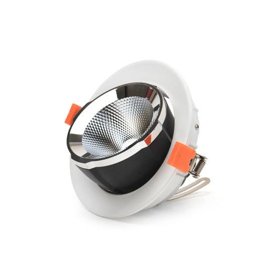 LCB Downlight LED banaanspot 10W 3000K 4000K chip Philips IP20 CRI 80 CE RoHS iluminación empotrada para tiendas