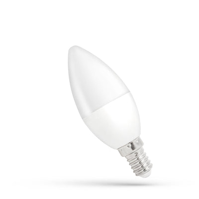 LED kaarslamp E14 C37 - 4W vervangt 29W - 6000K daglicht wit