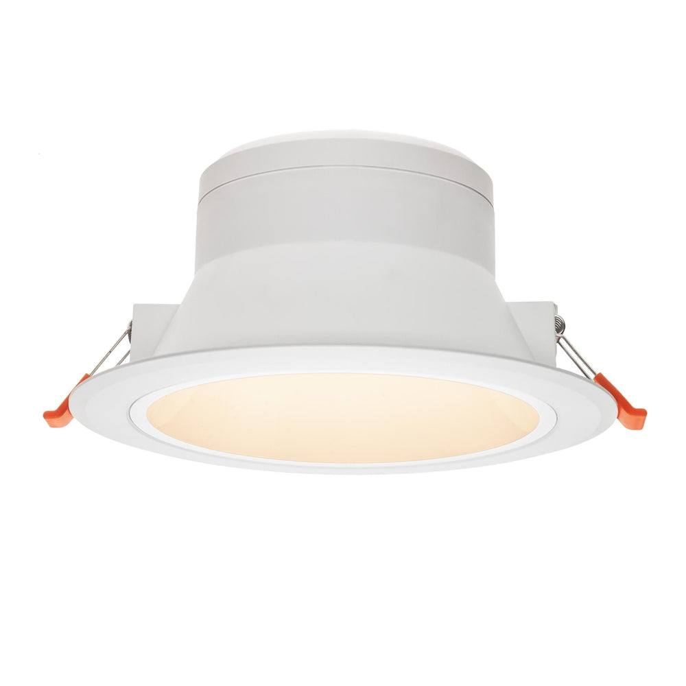 Faretto LED da incasso Spectrum 25W 230V 3000K bianco caldo 1875 lumen fascio 90° IP20 Bianco 230mm