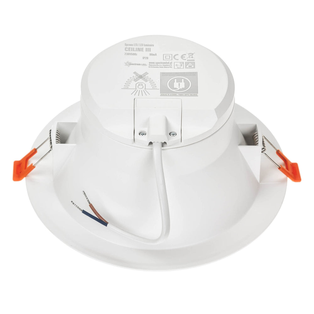 OP=OP LED inbouwspot - 30W vervangt 300W - 3000K warm wit licht - IP44
