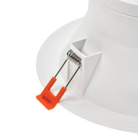 Spot encastré LED Spectrum 25W 230V 3000K blanc chaud 1875 lumens faisceau 90° IP20 Blanc 230mm