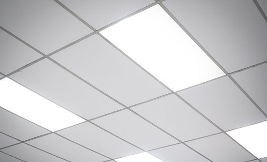 LCB LED Panel 120x60cm Bakbelyst ECO 60W 6600 lumen 6000K Dagsljusvit UGR22 Opalvit IP20