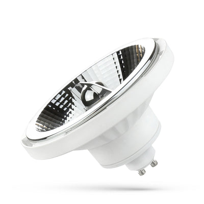 LED GU10 AR111 - 10W - 4000K helder wit licht - 20° lichtspreiding - Wit