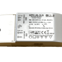 led voedingsadapter dimbare 12V 25W 2.08A geschikt voor 12V led-verlichting