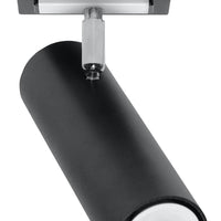LED Plafondspot zwart zilver DIREZIONE - 1 x GU10 aansluiting