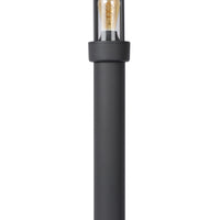 Lucide LORI utomhus LED stolplampa med E27, IP44, dag natt-sensor, 220-240V, 800mm Antracit