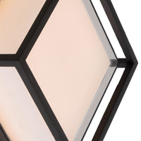 Aplique de pared LED Lucide SINGA interior exterior 10W 3000K IP54 Aluminio fundido negro diseño moderno