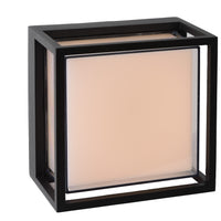 Aplique de pared LED Lucide SINGA interior exterior 10W 3000K IP54 Aluminio fundido negro diseño moderno